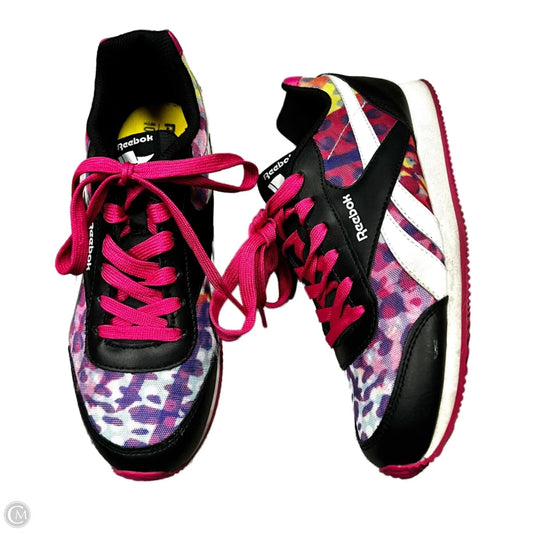 Shoes Athletic By Reebok In Black & Pink, Size: 6.5