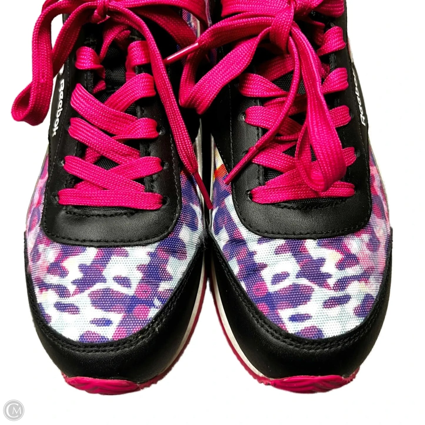 Shoes Athletic By Reebok In Black & Pink, Size: 6.5