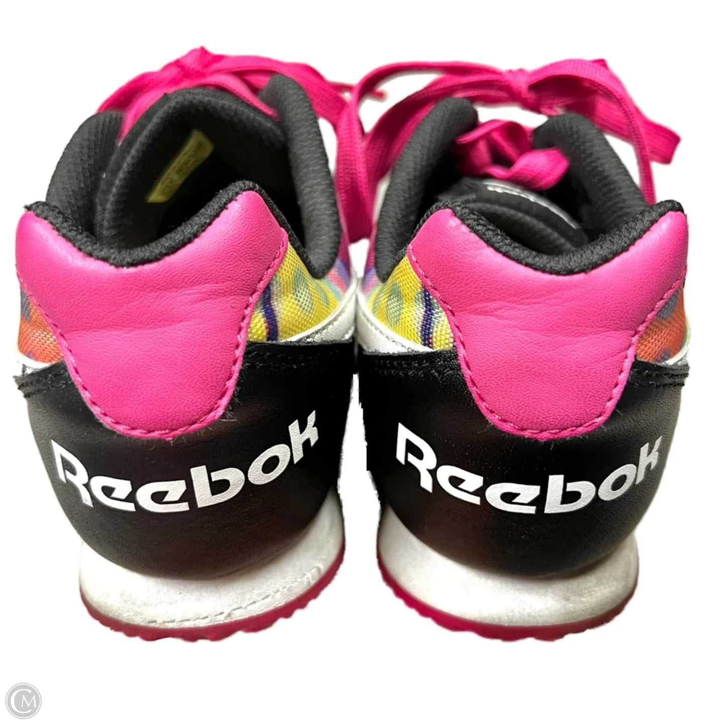 Shoes Athletic By Reebok In Black & Pink, Size: 6.5