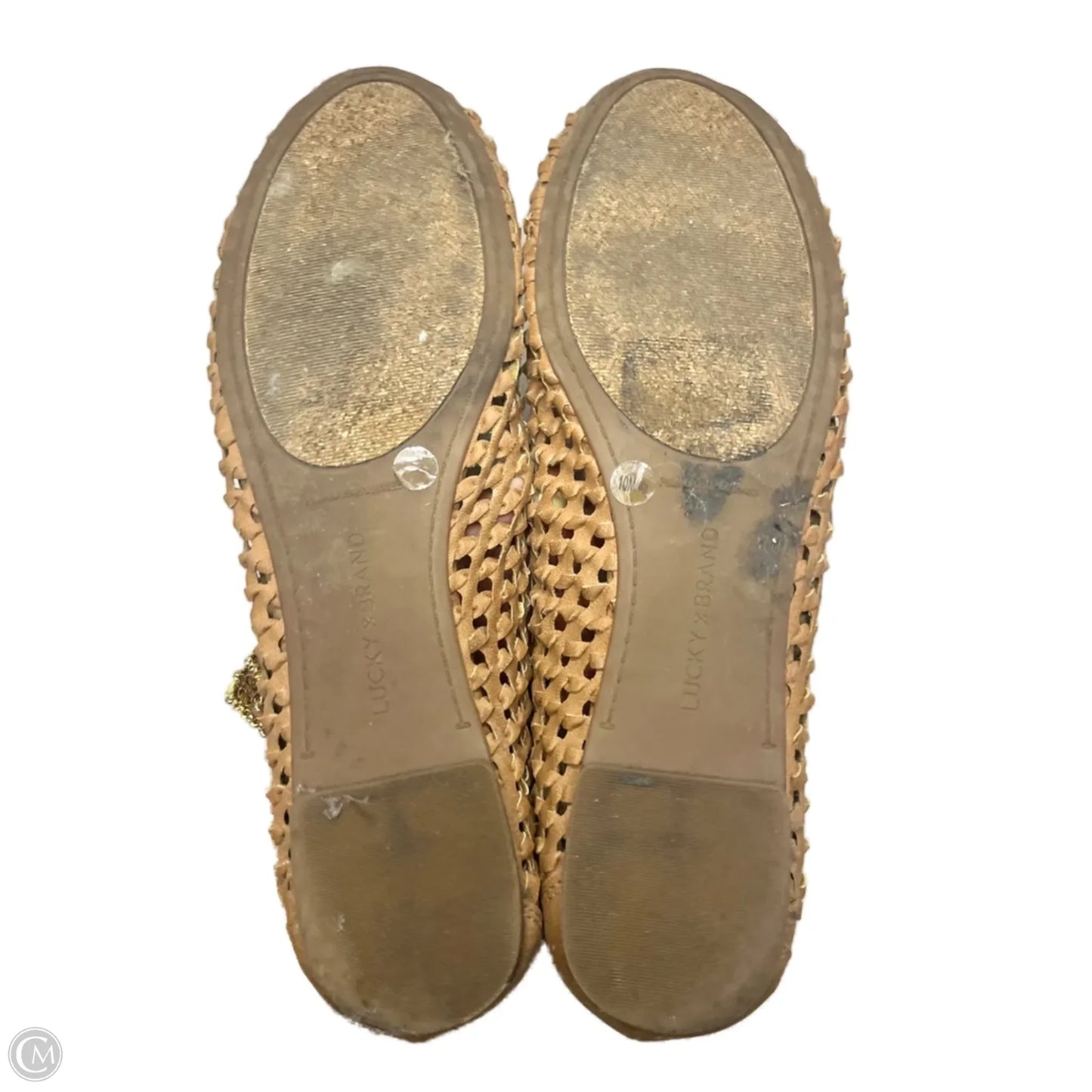 Shoes Flats By Lucky Brand In Tan, Size: 10