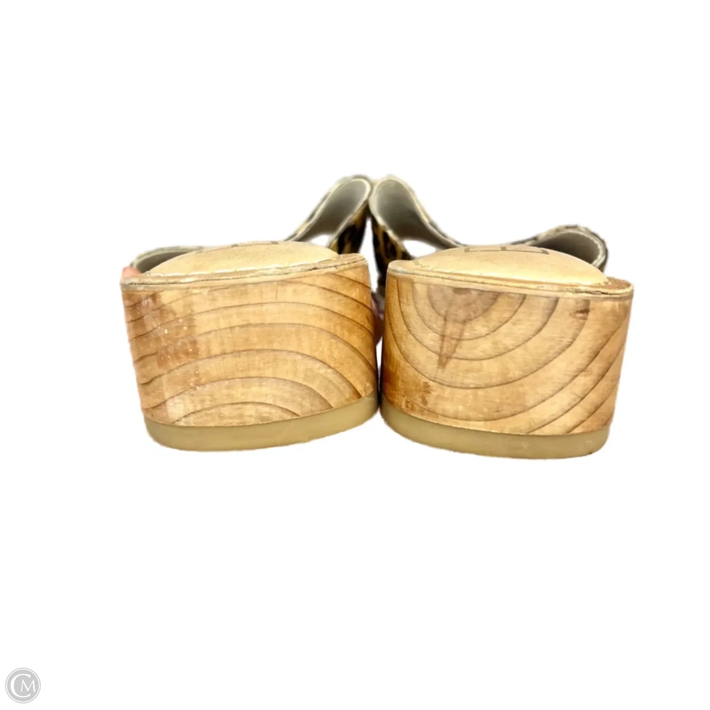 Sandals Heels Wedge By Matisse In Animal Print, Size: 7