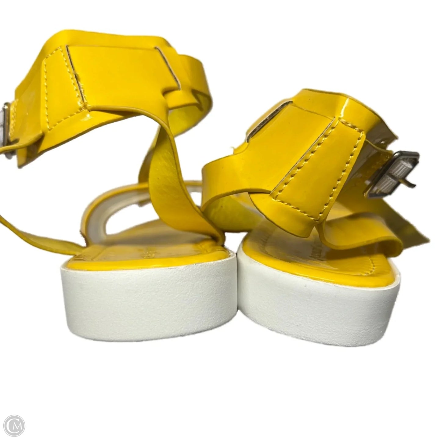 Sandals Flats By Ashley Stewart In Yellow, Size: 9