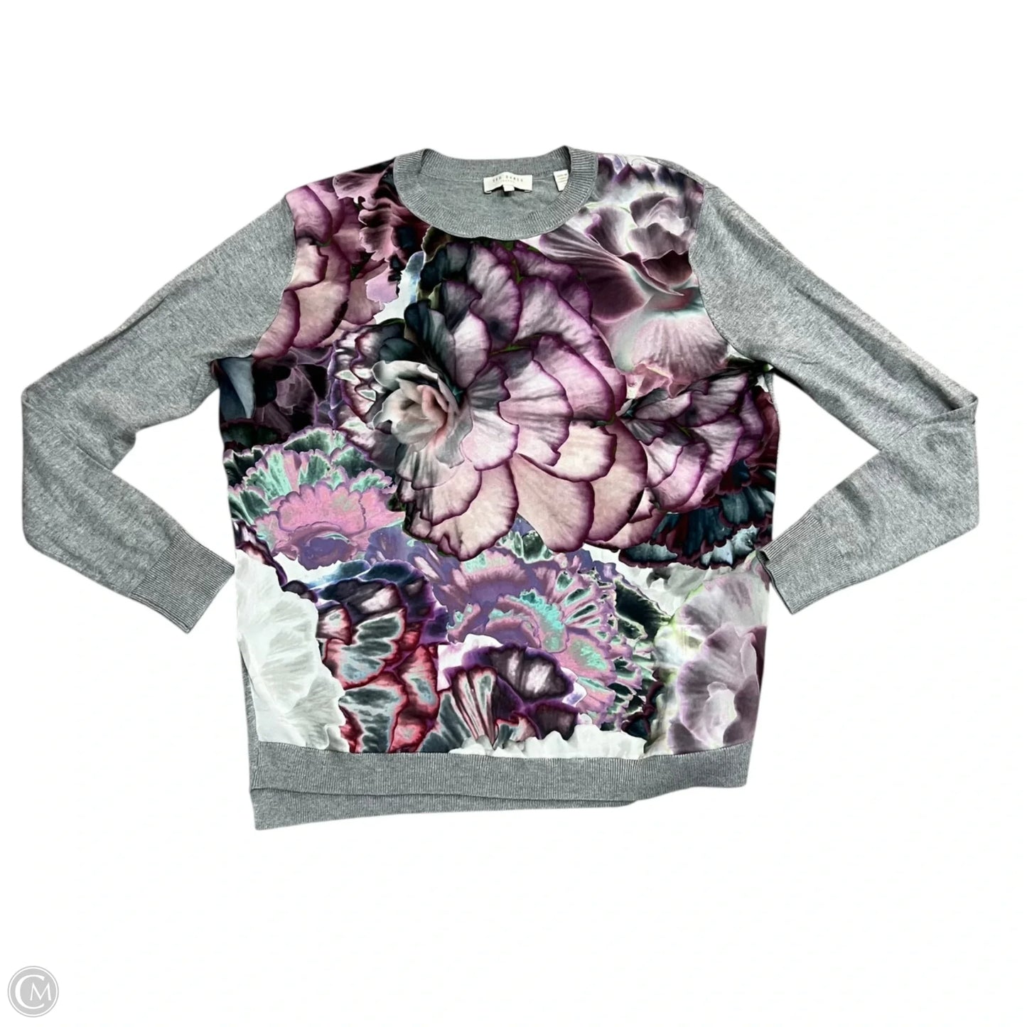 Sweater By Ted Baker In Floral Print, Size: Xs
