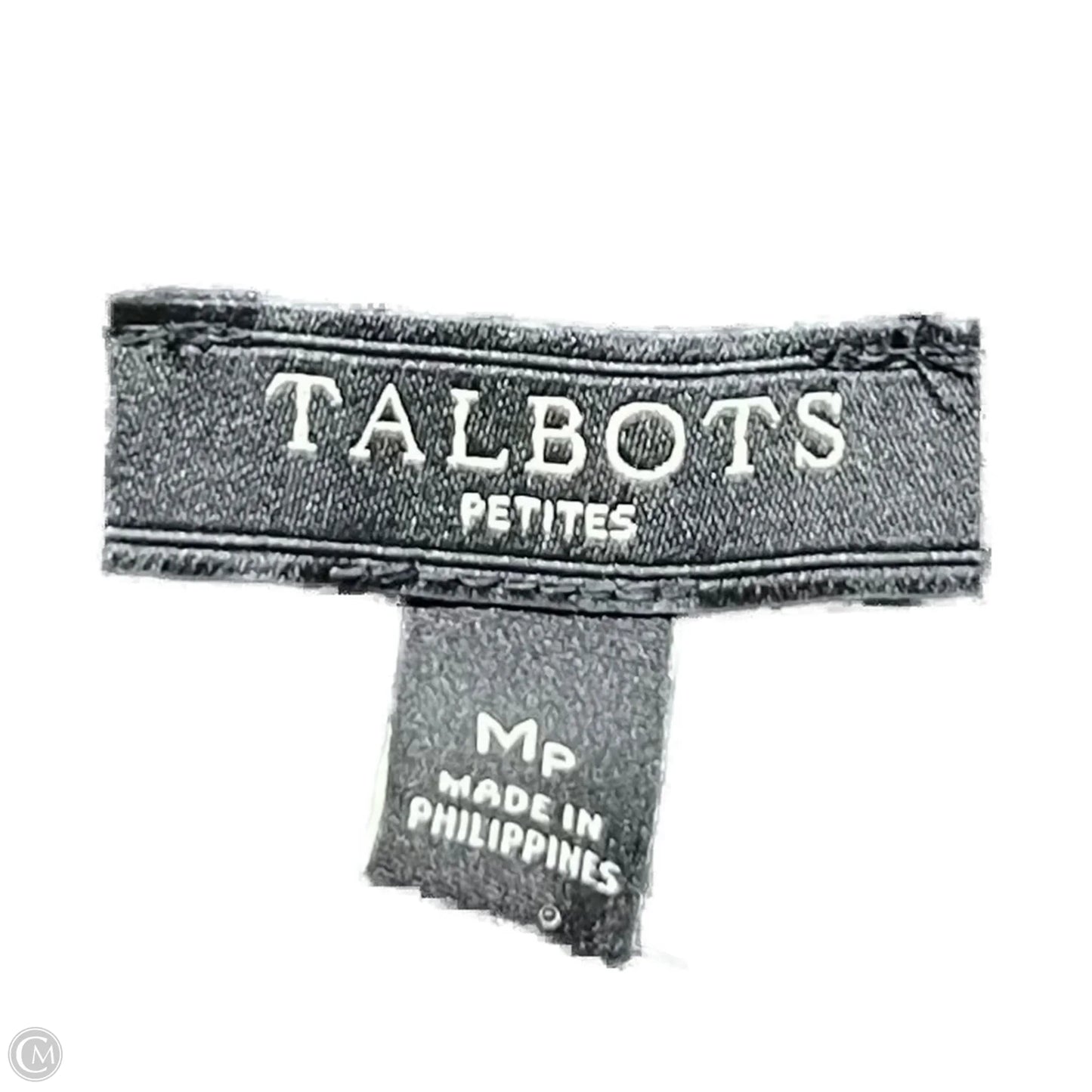 Top Sleeveless By Talbots In Black, Size: Mp