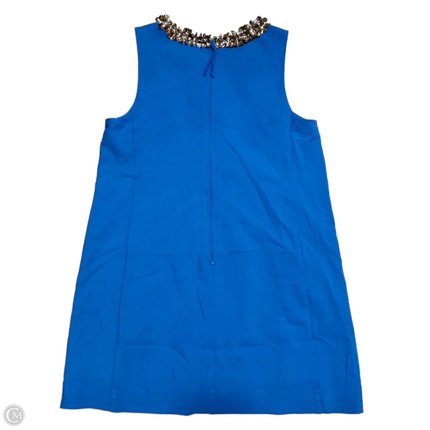 Dress Designer By Lilly Pulitzer In Blue & Gold, Size: Xxs