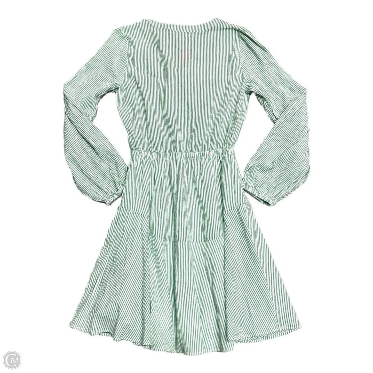 Dress Designer By Lilly Pulitzer In Green & White, Size: Xxs