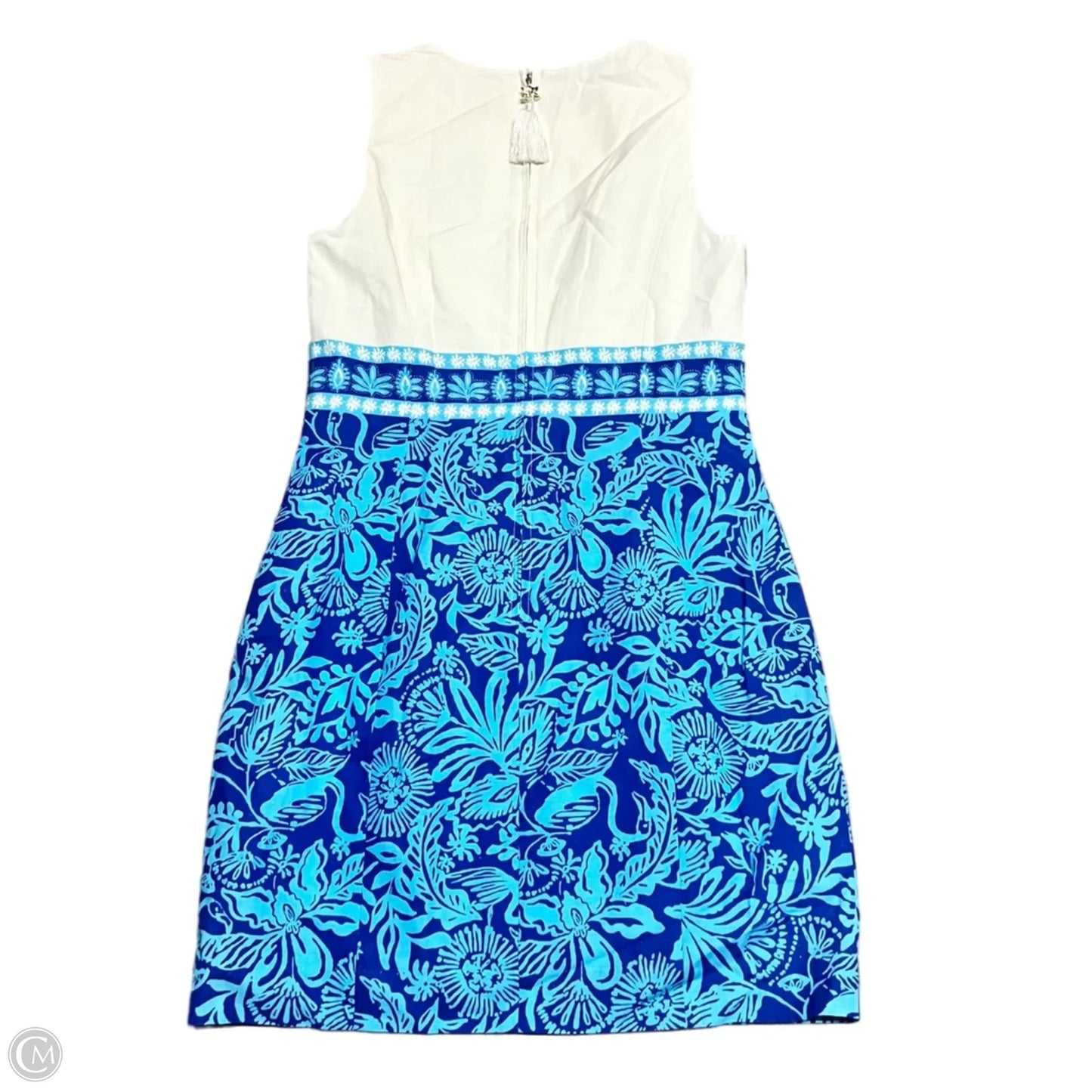 Dress Designer By Lilly Pulitzer In Blue & White, Size: S