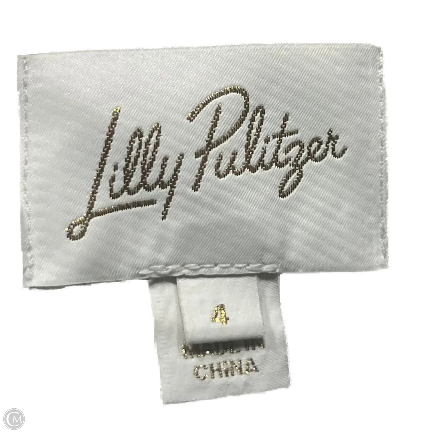 Dress Designer By Lilly Pulitzer In Blue & White, Size: S