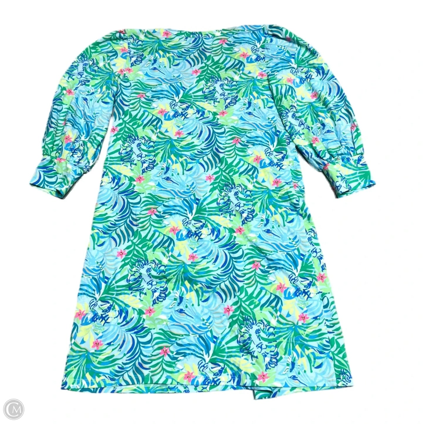 Dress Designer By Lilly Pulitzer In Blue & Green, Size: S