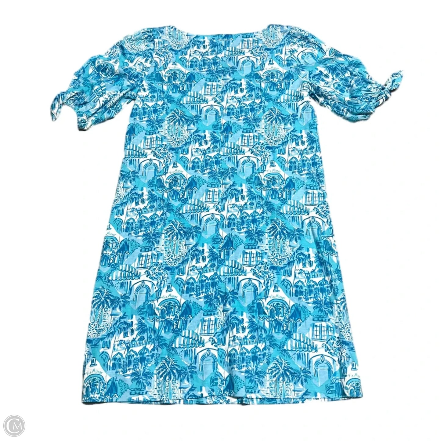 Dress Designer By Lilly Pulitzer In Blue & White, Size: S