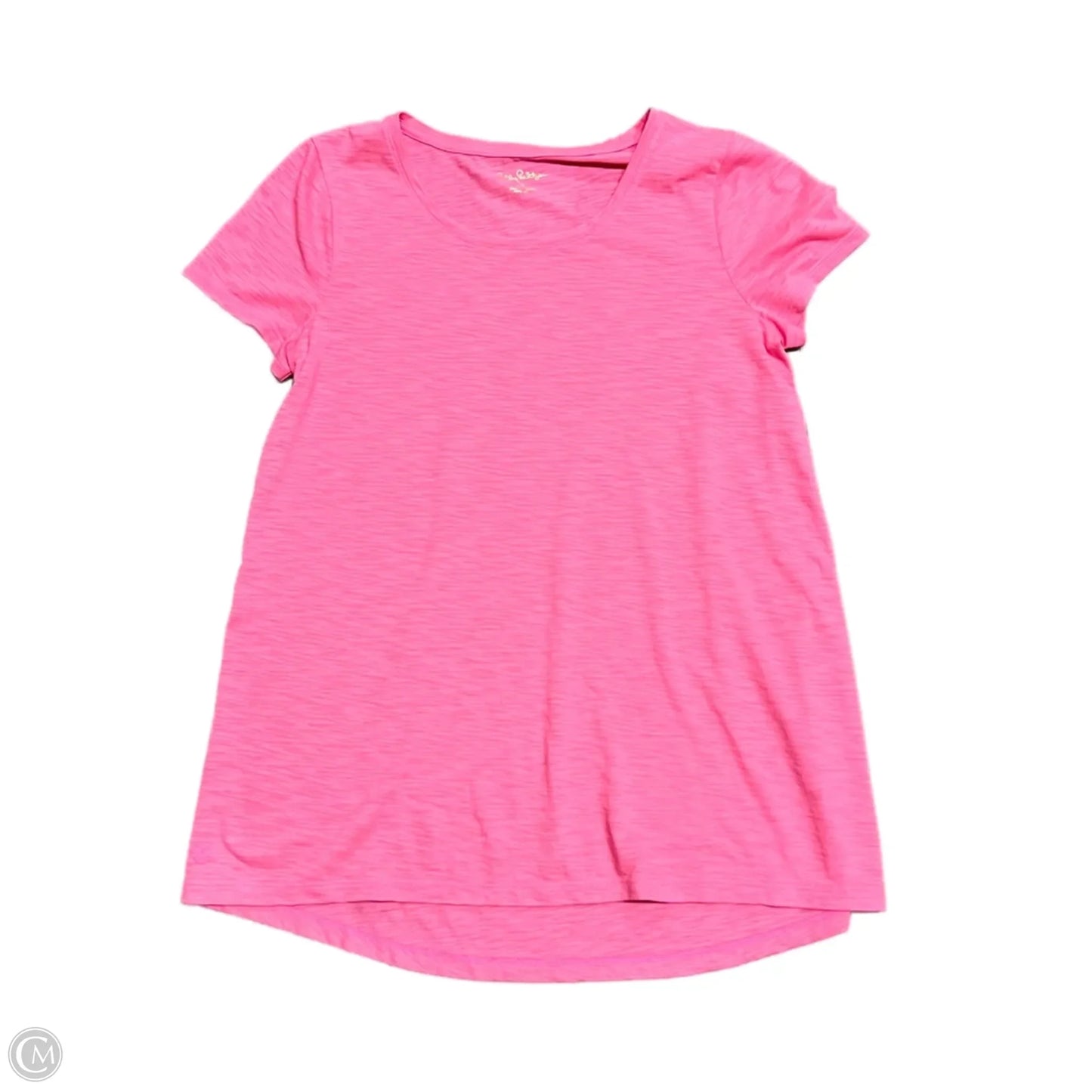 Top Short Sleeve Designer By Lilly Pulitzer In Pink, Size: S