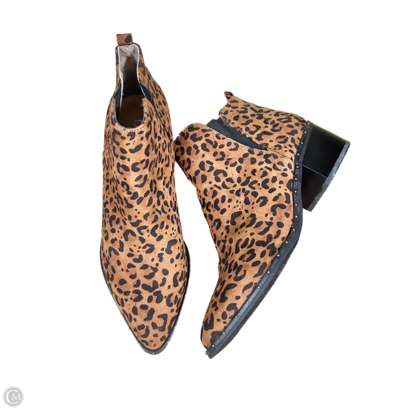 Boots Ankle Heels By Bar Iii In Animal Print, Size: 7