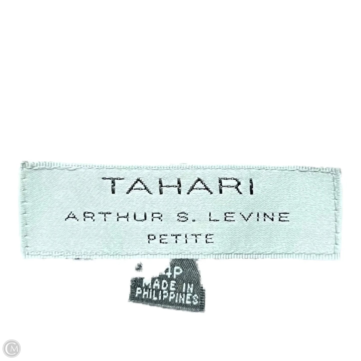 Blazer By Tahari By Arthur Levine In Black & Pink, Size: Lp