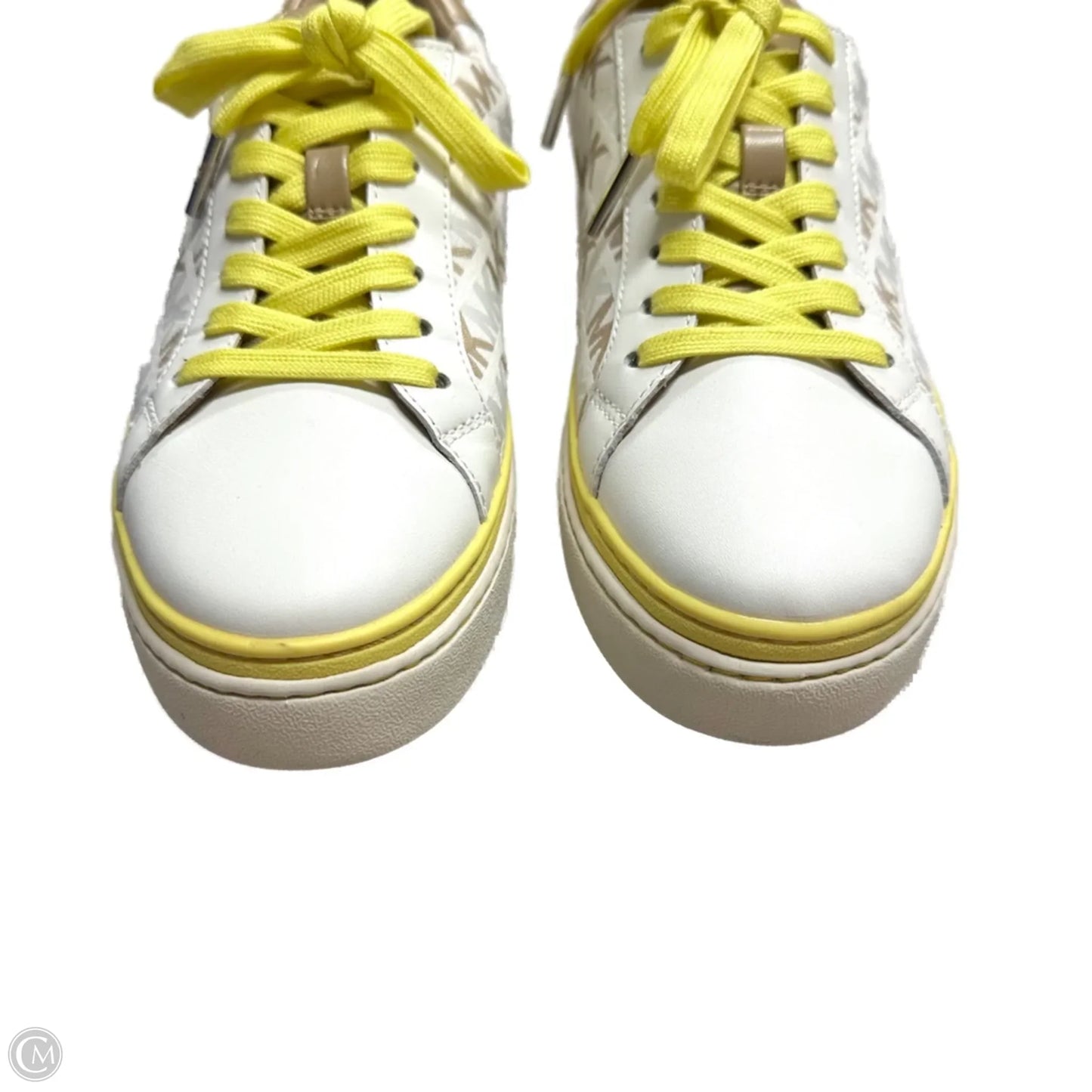 Shoes Sneakers By Michael By Michael Kors In Brown & Yellow, Size: 8