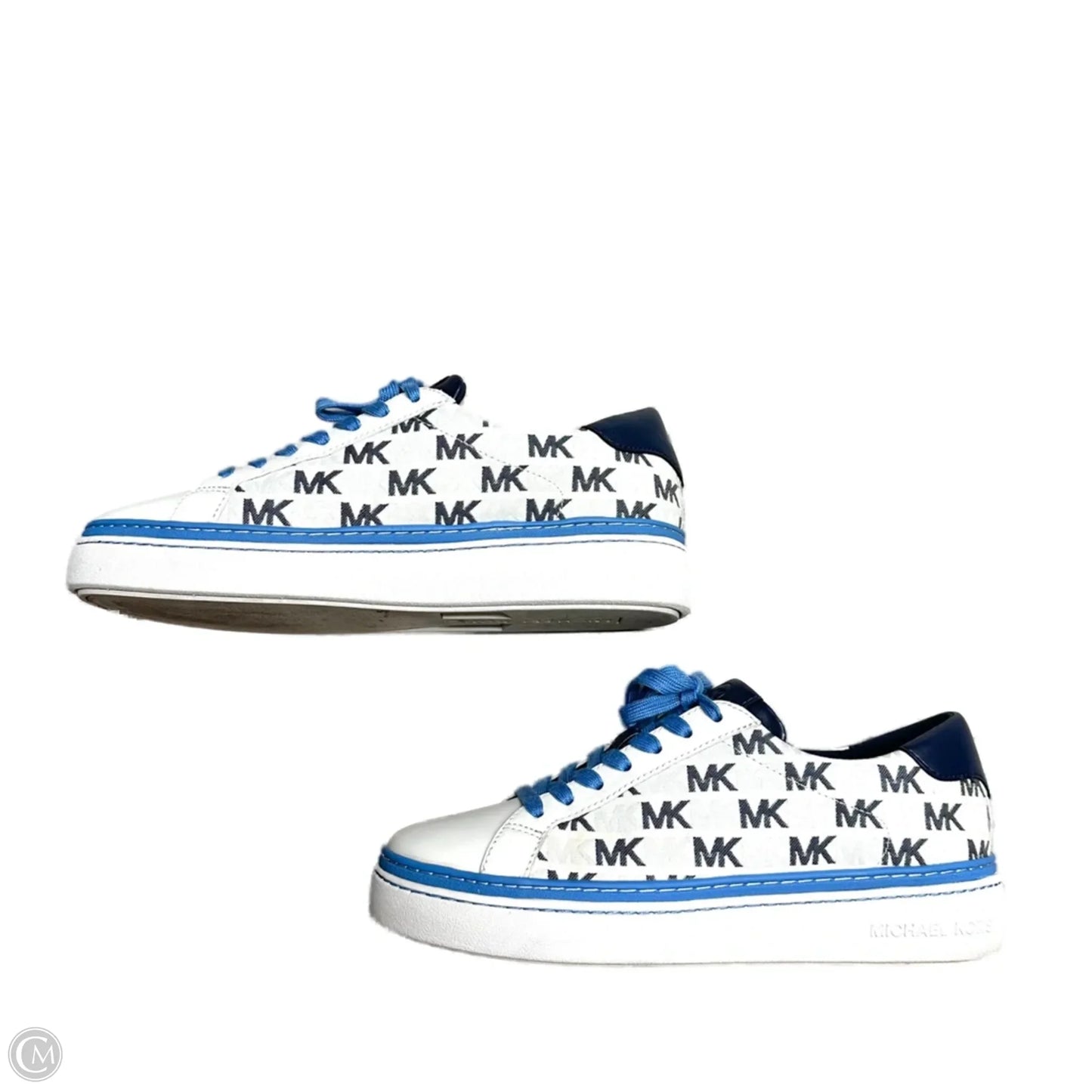 Shoes Sneakers By Michael By Michael Kors In Blue & White, Size: 8