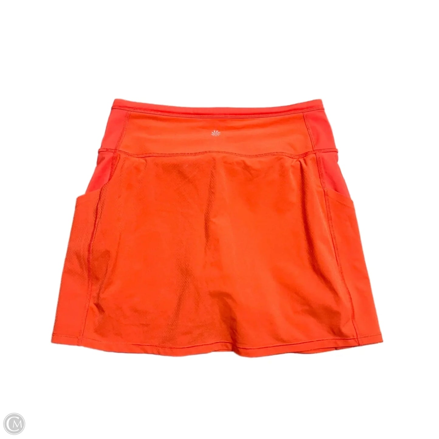 Athletic Skort By Athleta In Orange, Size: Xxs