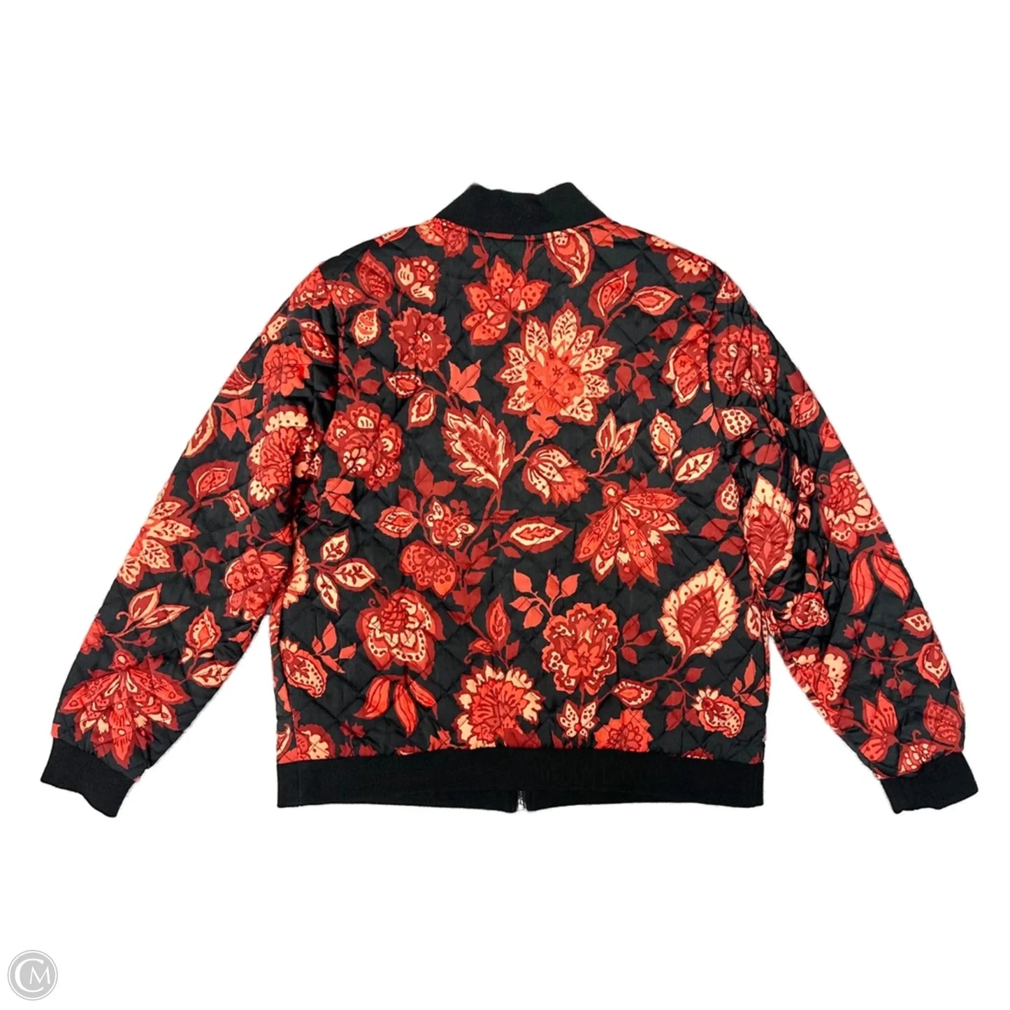 Jacket Designer By Jason Wu In Black & Orange, Size: S