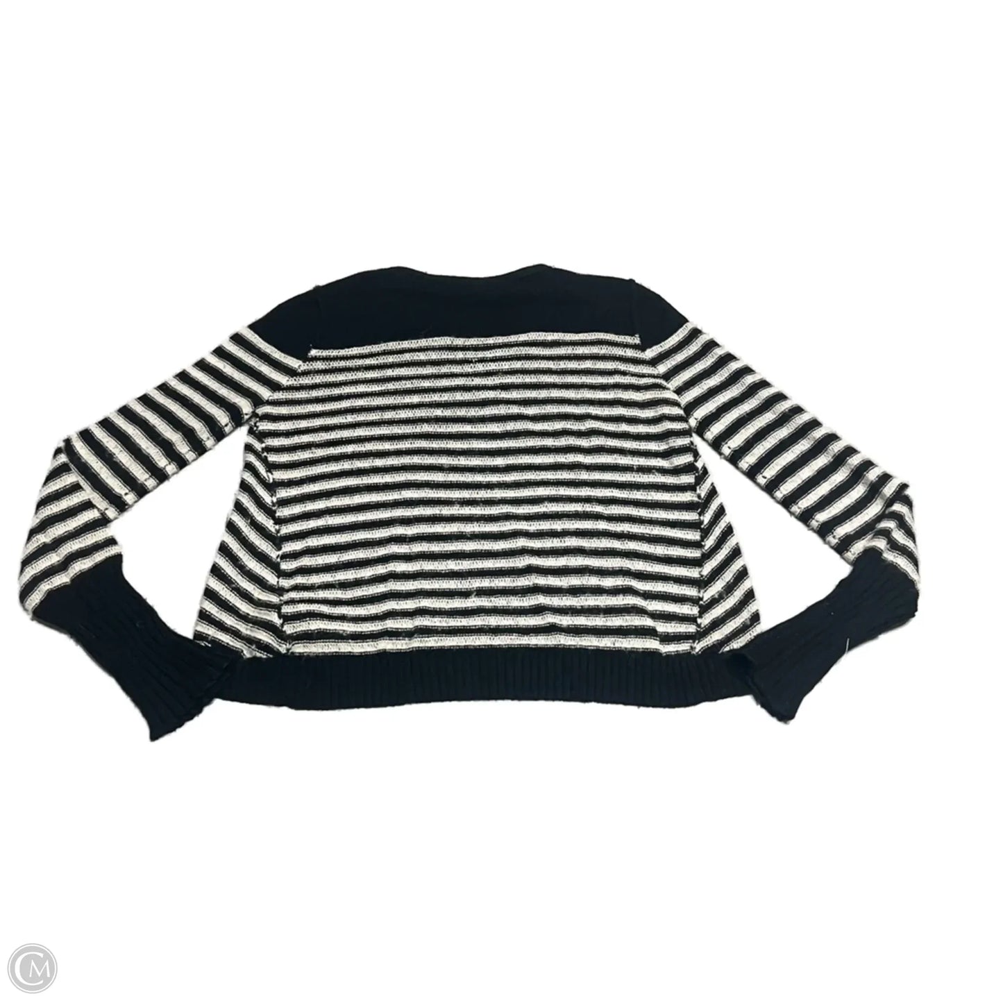 Sweater By Free People In Black & Cream, Size: S