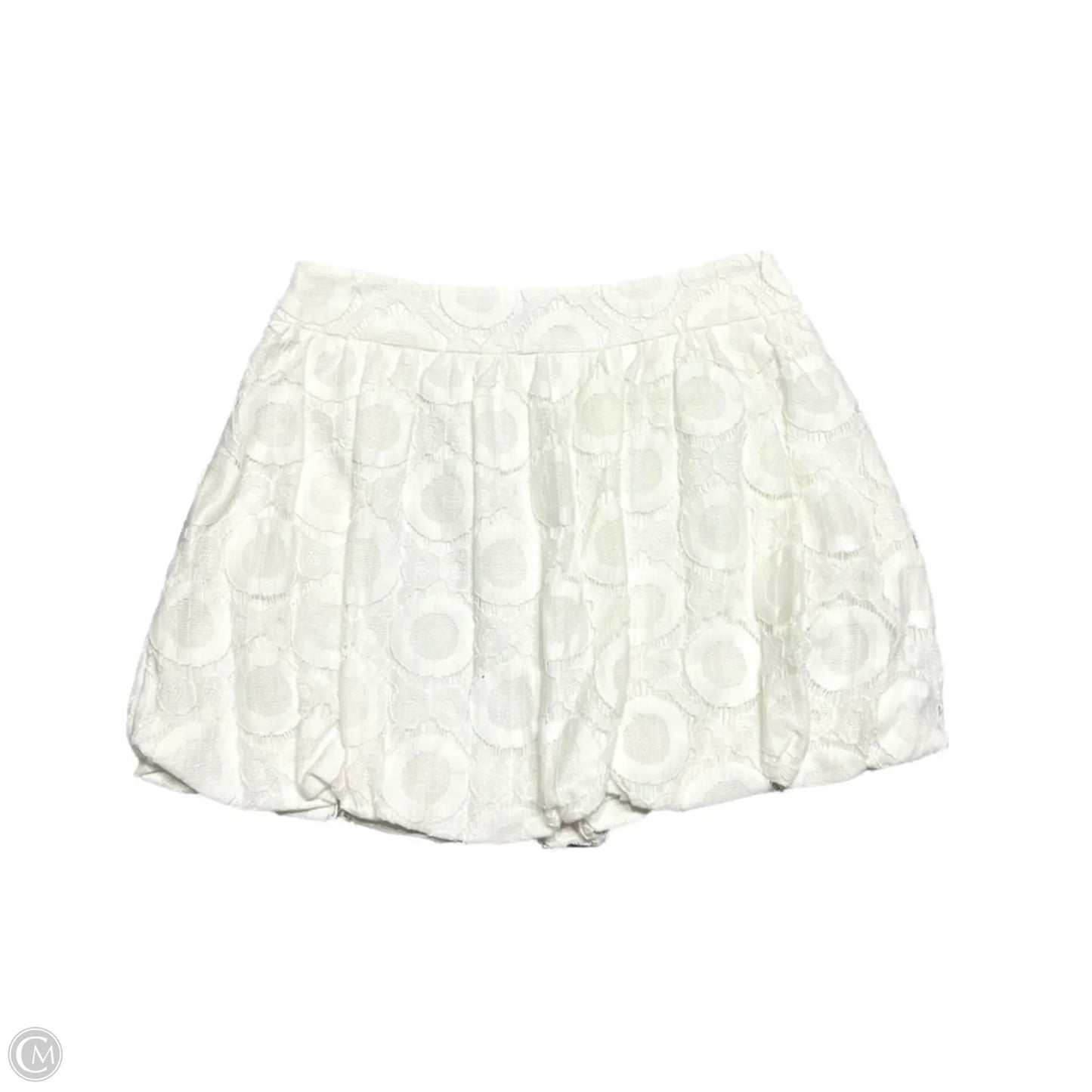 Skirt Mini By Trina By Trina Turk In White, Size: 0