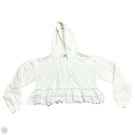 Sweatshirt Hoodie By Opening Ceremony In White, Size: S