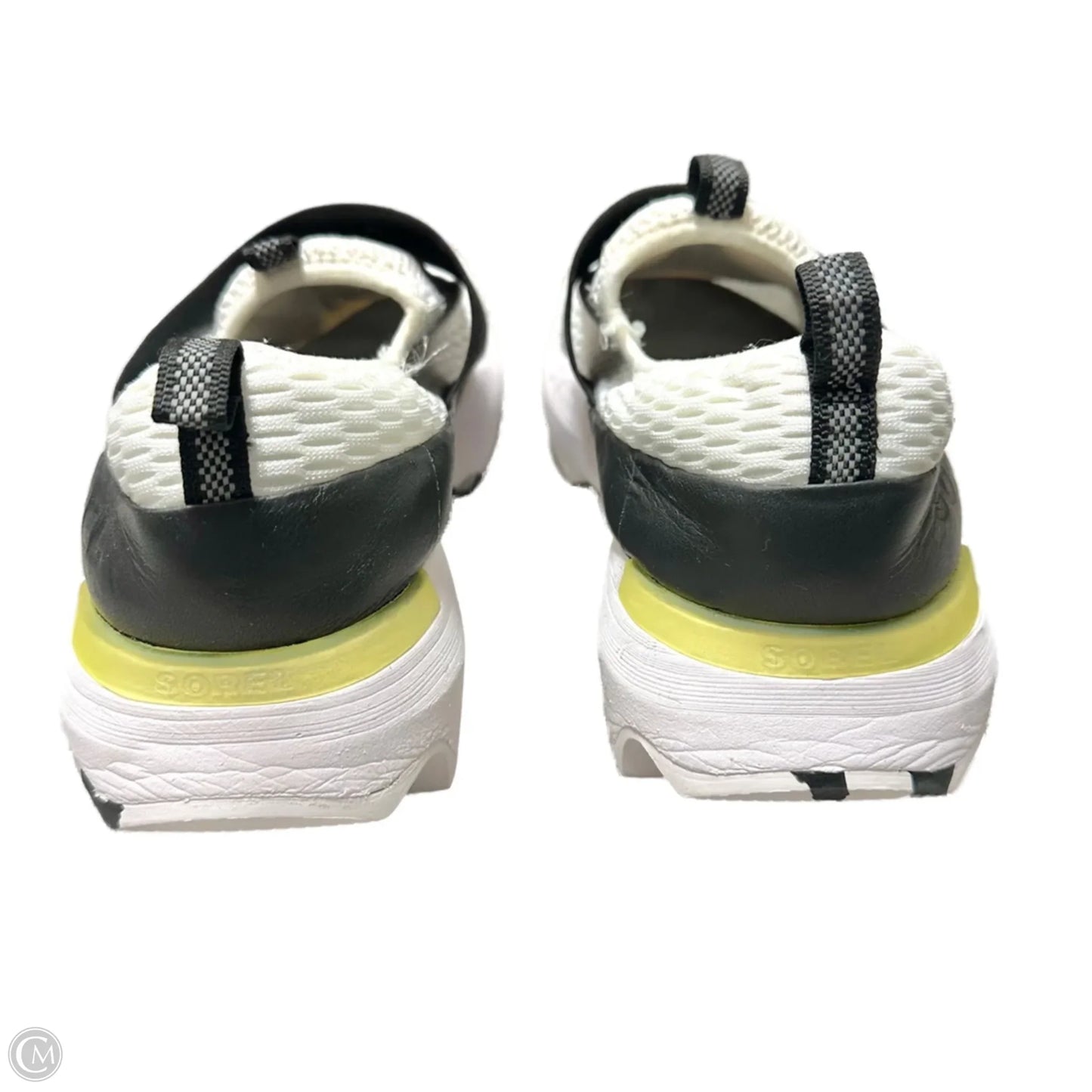 Shoes Athletic By Sorel In Black & White, Size: 9.5