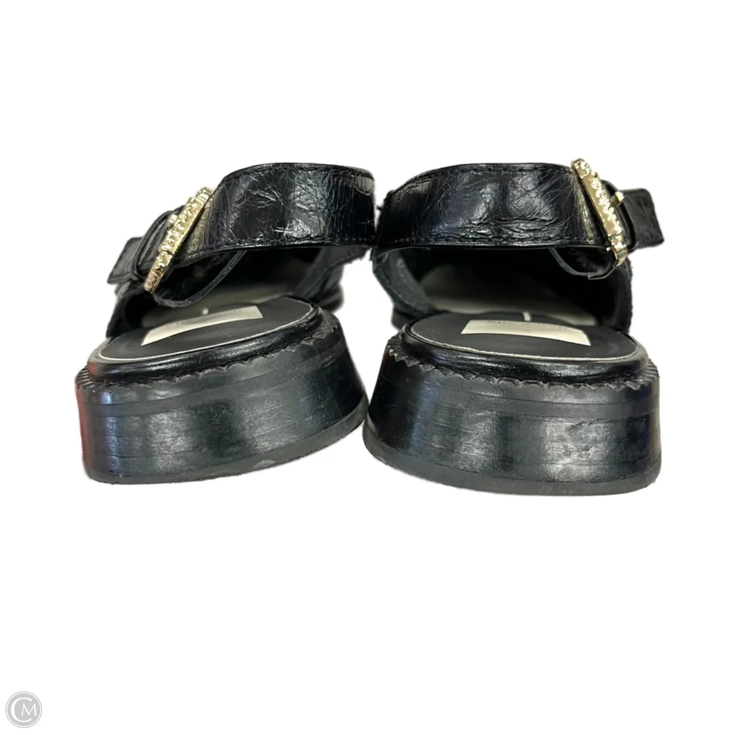 Shoes Flats By Dolce Vita In Black & Gold, Size: 7