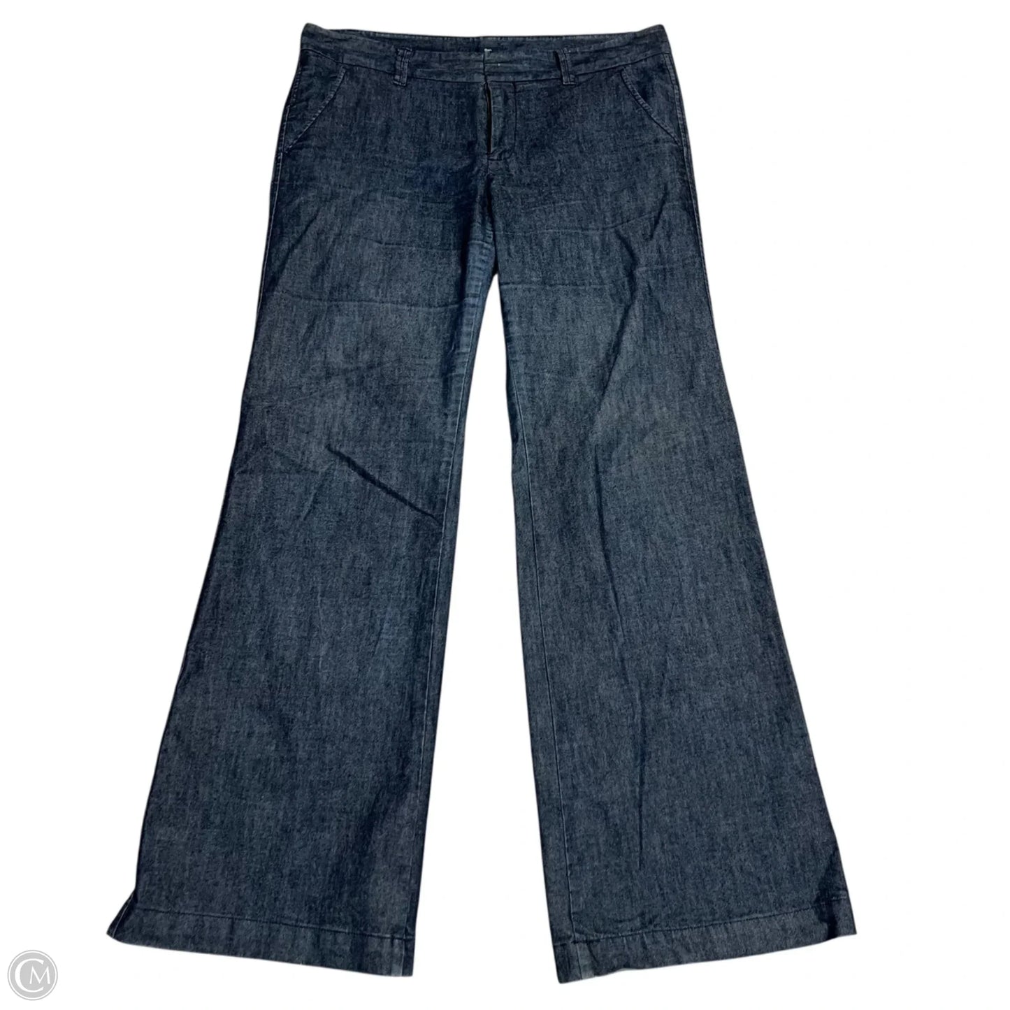 Jeans Wide Leg By Gap In Blue Denim, Size: 12l