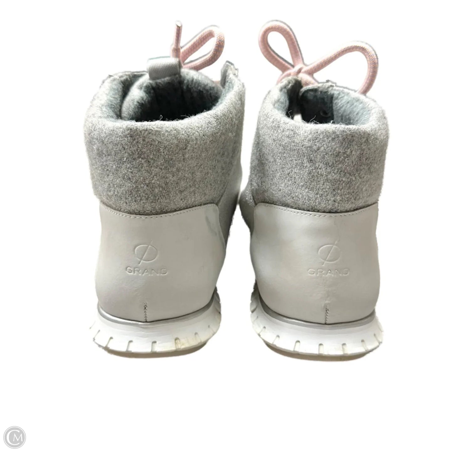 Boots Ankle Flats By Cole-haan In Pink & Silver, Size: 9