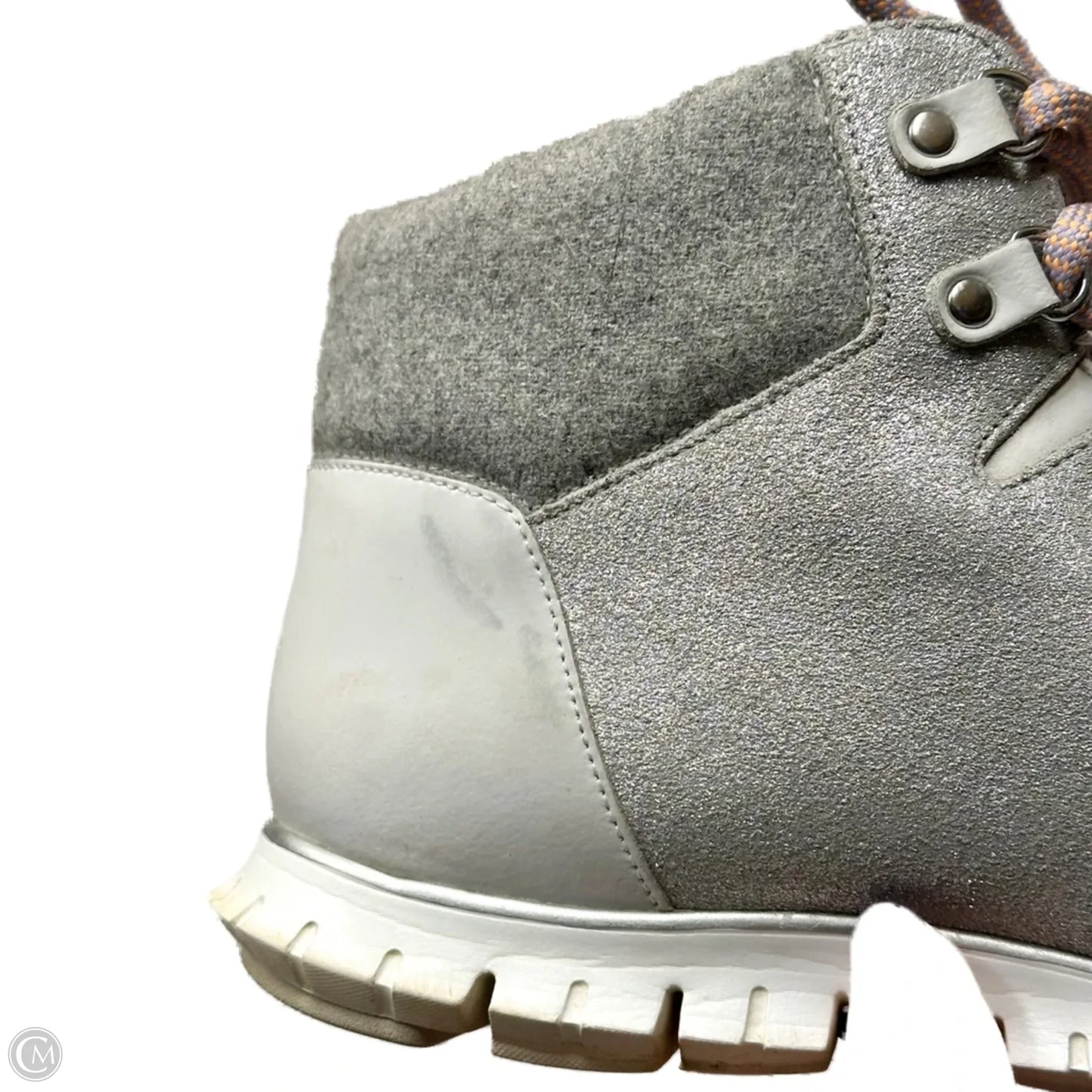 Boots Ankle Flats By Cole-haan In Pink & Silver, Size: 9