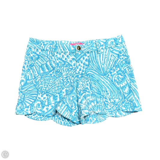 Shorts Designer By Lilly Pulitzer In Blue & White, Size: 6