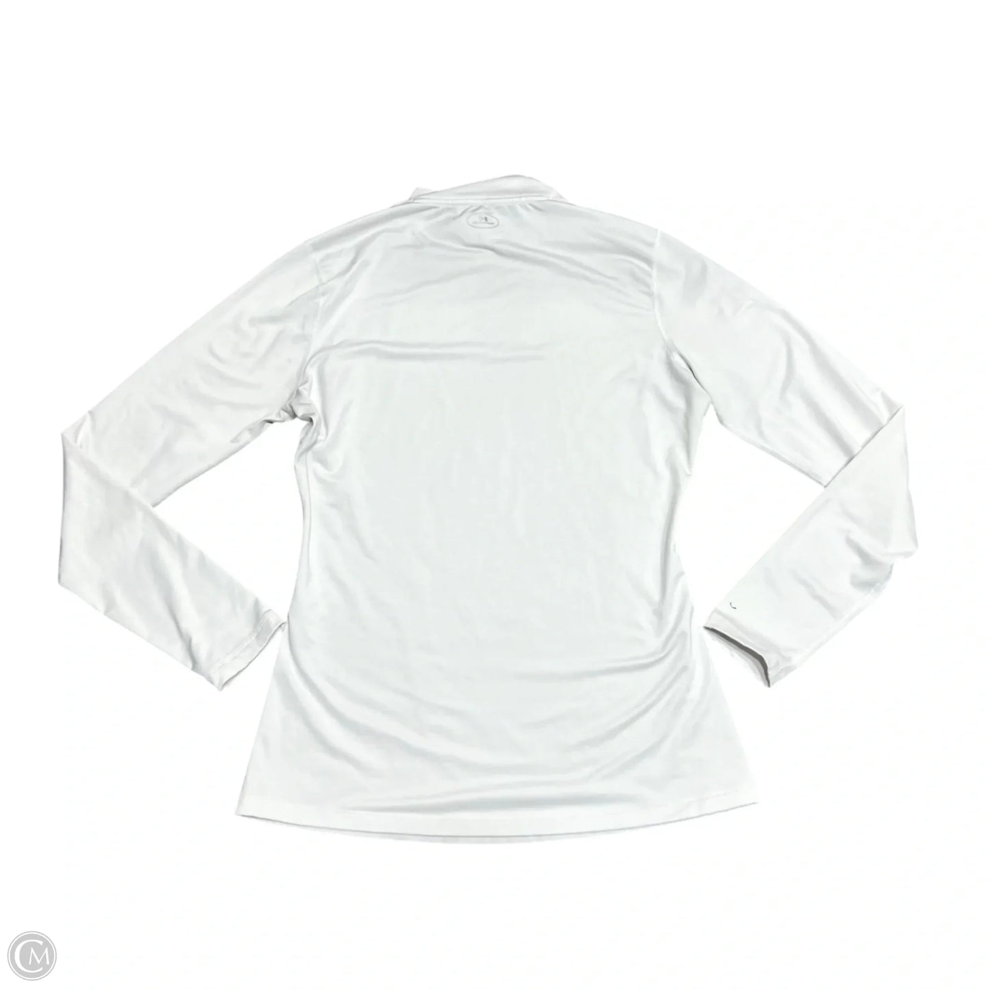 Athletic Top Long Sleeve Crewneck By Under Armour In White, Size: L