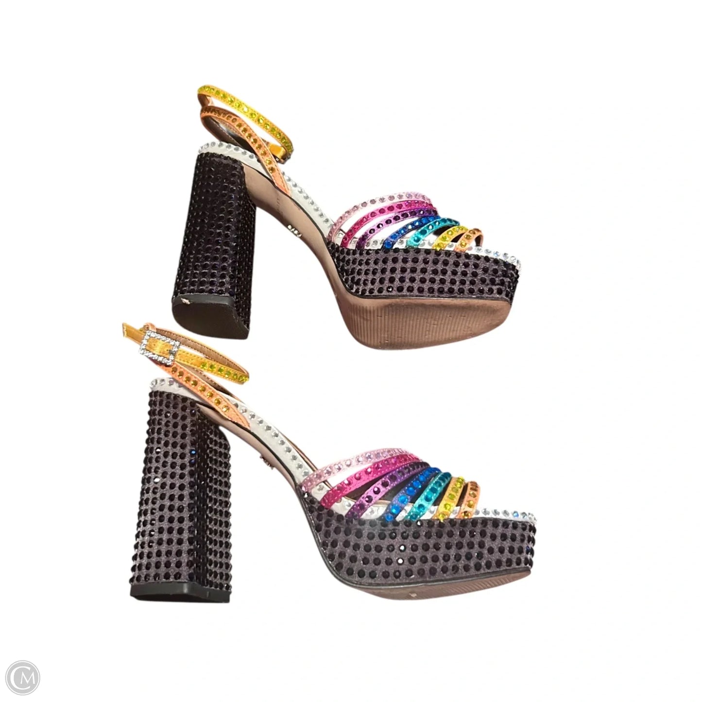 Shoes Designer By Kurt Geiger In Rainbow Print, Size: 5.5