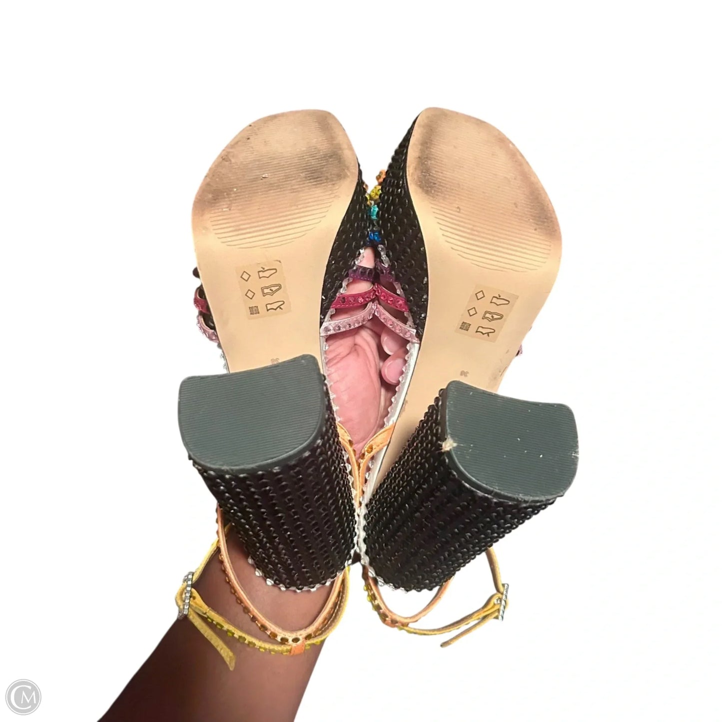 Shoes Designer By Kurt Geiger In Rainbow Print, Size: 5.5