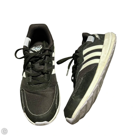 Shoes Athletic By Adidas In Black & White, Size: 7