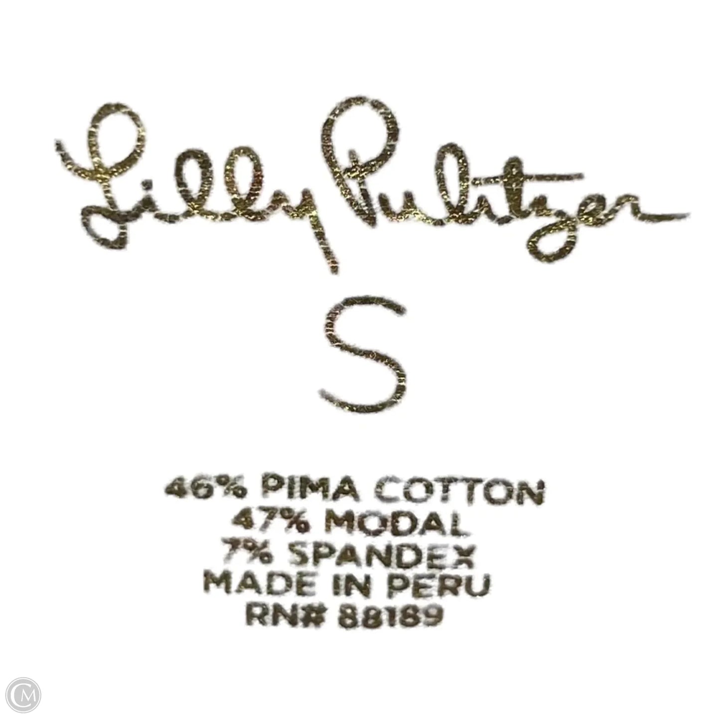 Top Sleeveless Designer By Lilly Pulitzer In Blue & Pink, Size: S