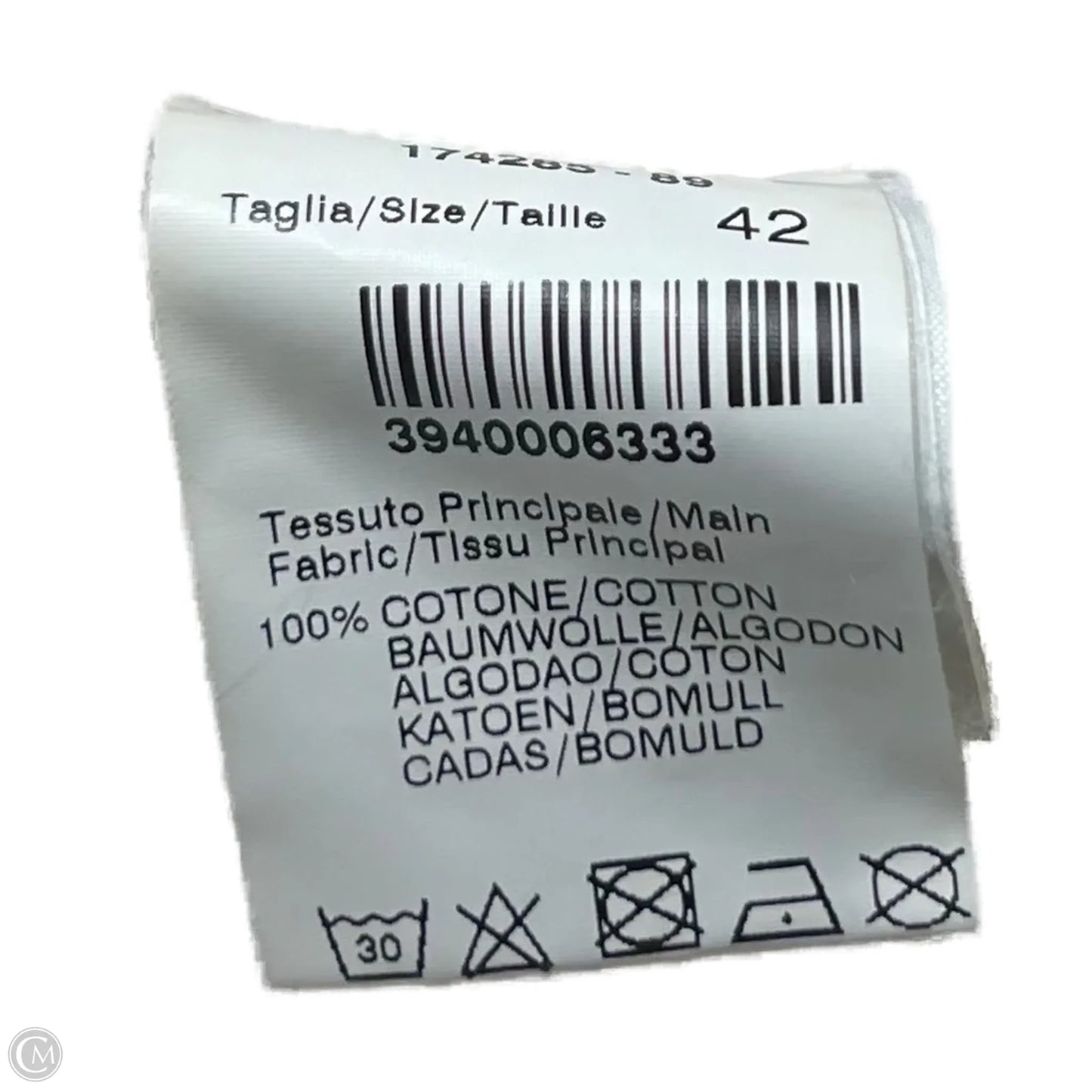 Top Long Sleeve By Msgm In Cream, Size: L