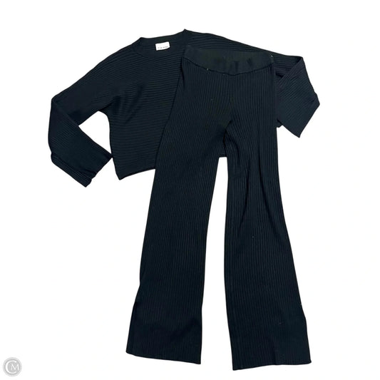 Pants Set 2pc By Pink Rose In Black, Size: S