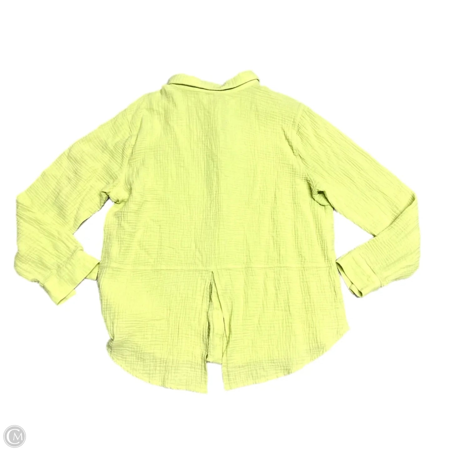 Top Long Sleeve By Lucky Brand In Green, Size: L