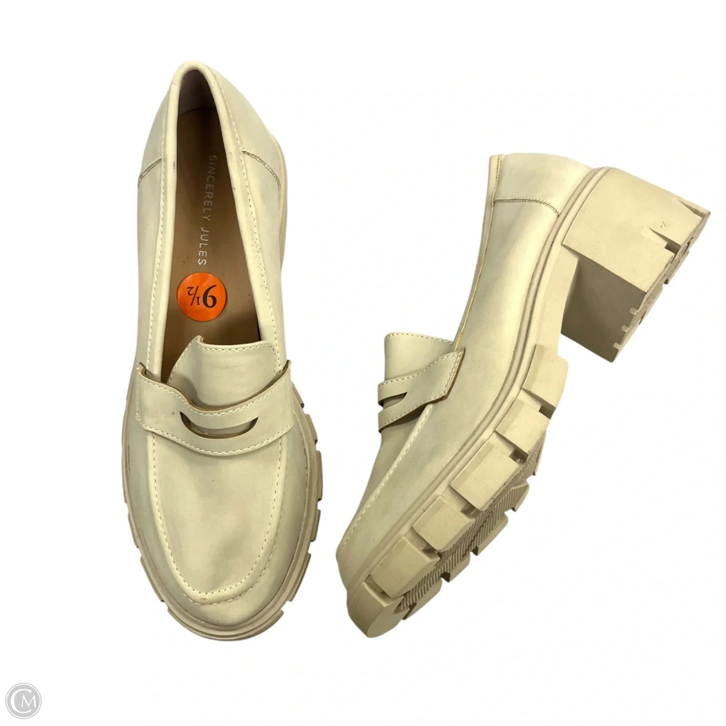 Shoes Heels Block By Sincerely Jules In Beige, Size: 9.5