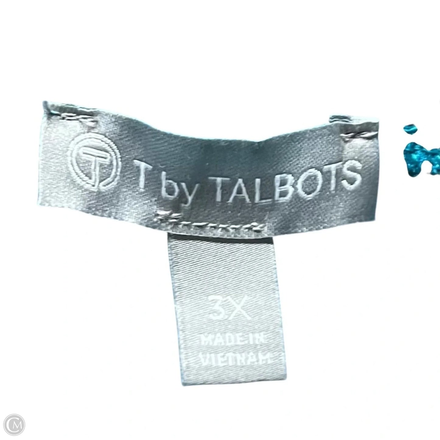 Athletic Jacket By Talbots In Teal, Size: 3x