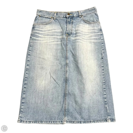 Skirt Maxi By Lucky Brand In Blue Denim, Size: 10