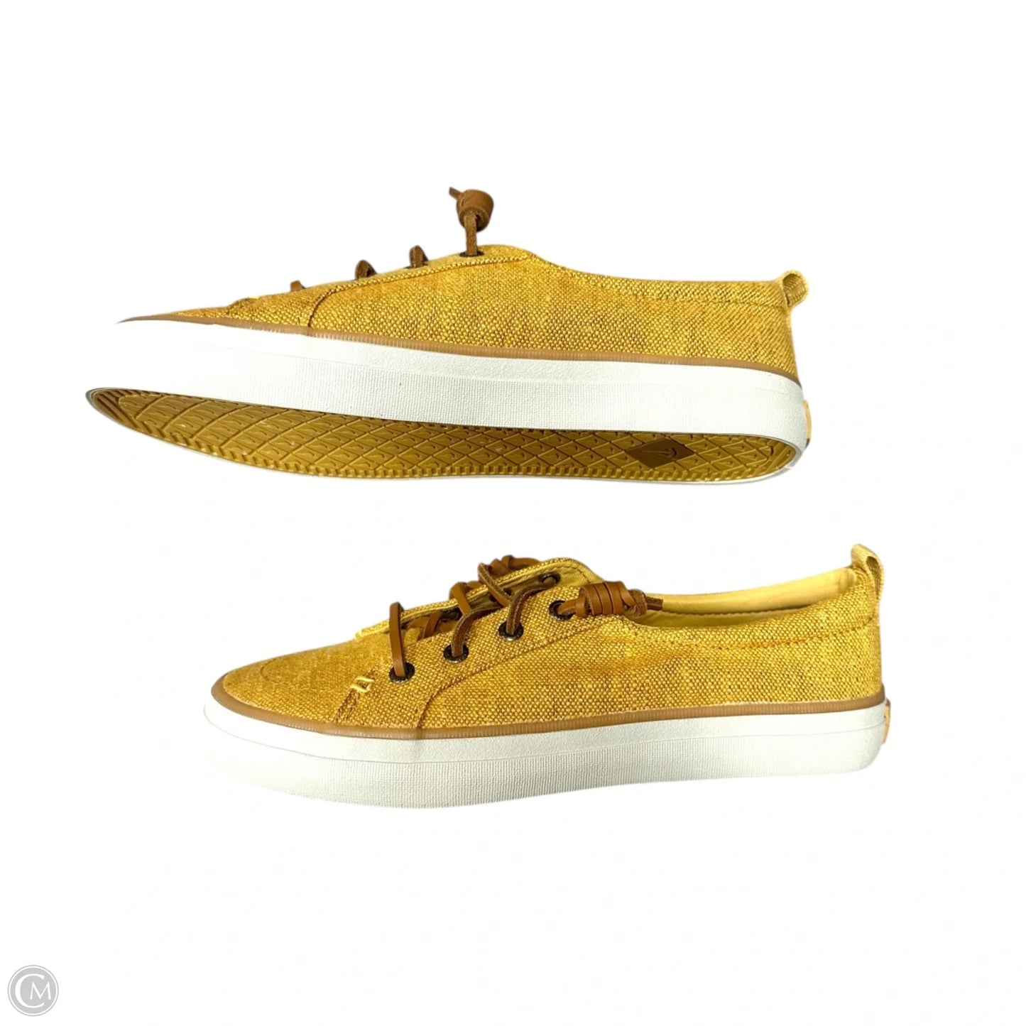 Shoes Sneakers By Sperry In Yellow, Size: 7