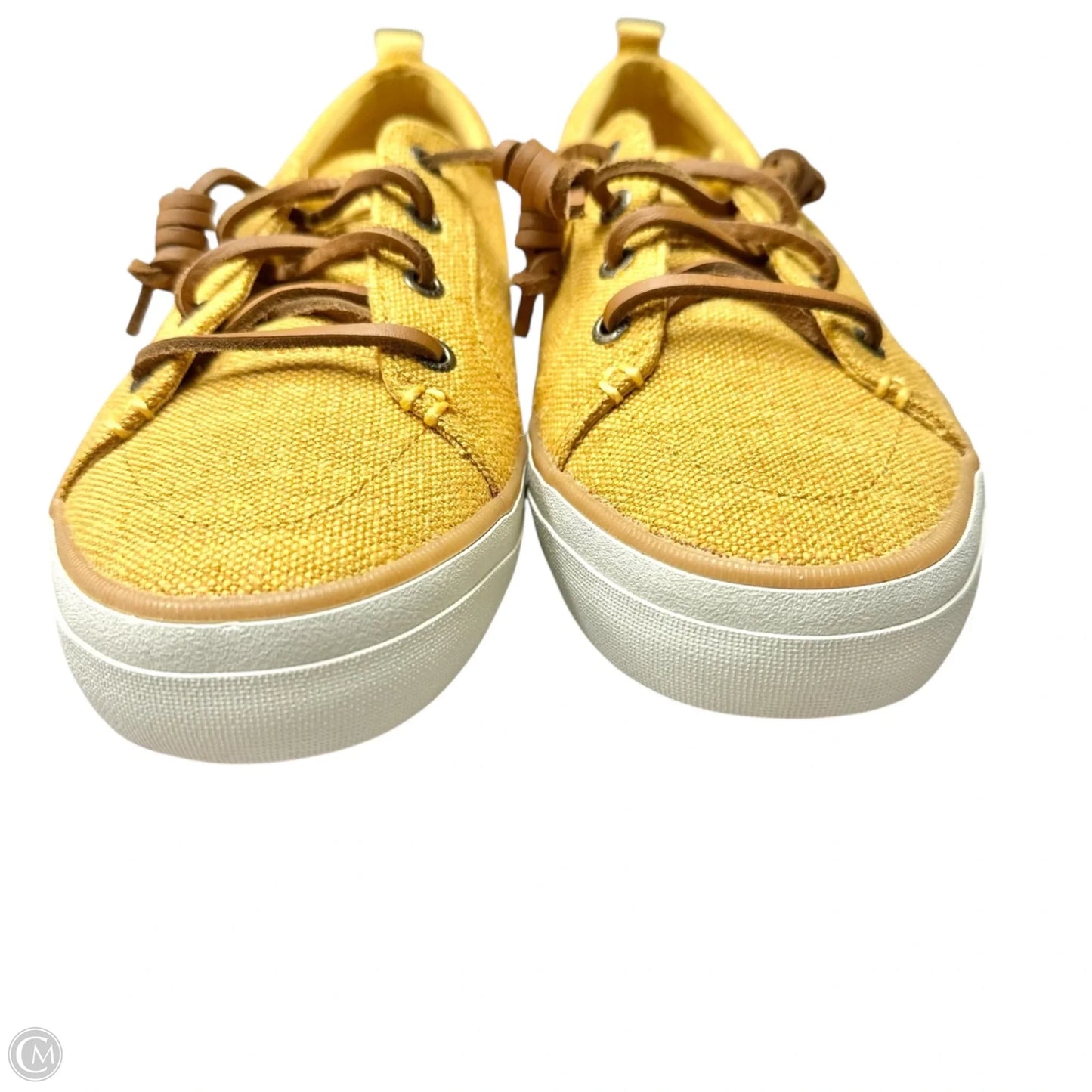 Shoes Sneakers By Sperry In Yellow, Size: 7