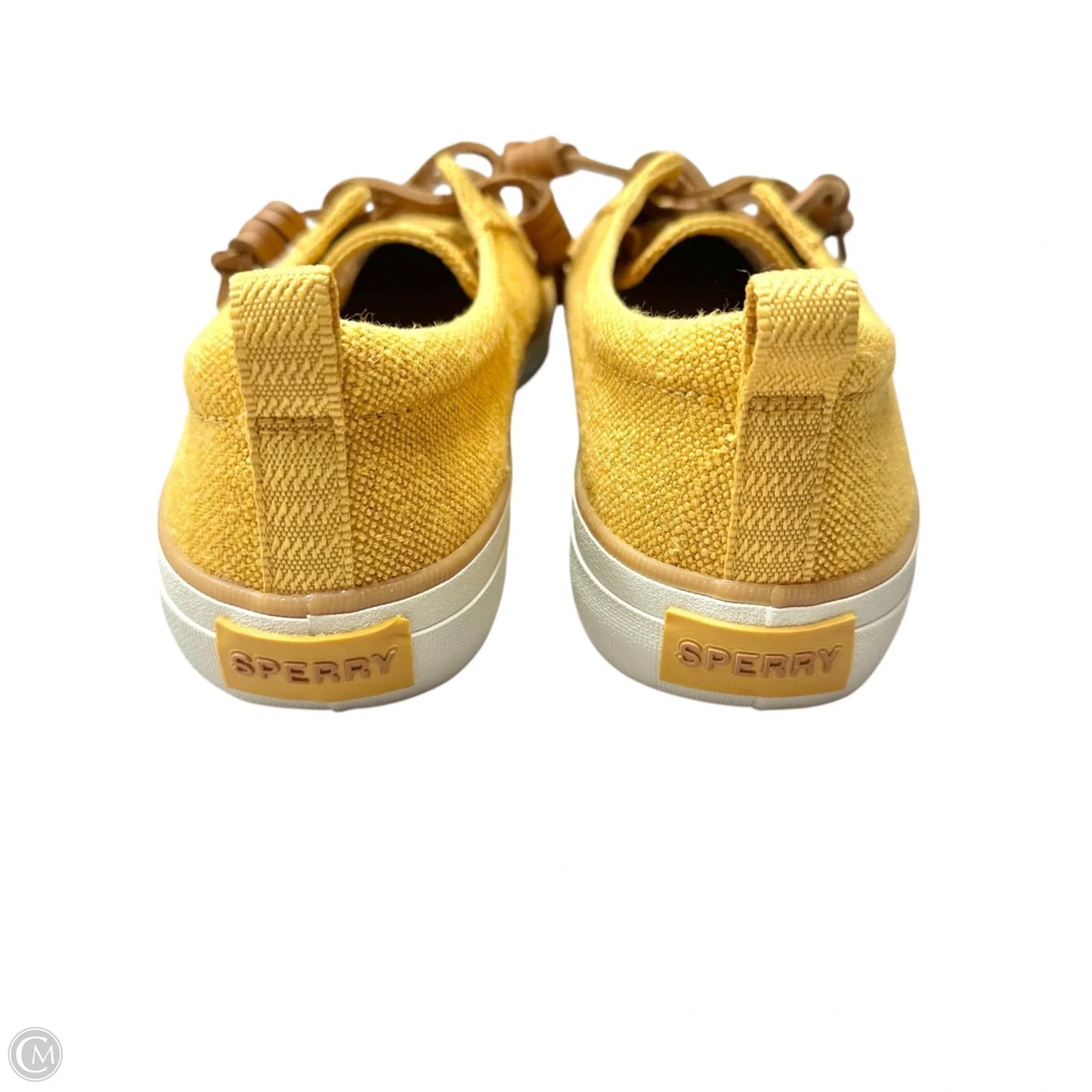 Shoes Sneakers By Sperry In Yellow, Size: 7