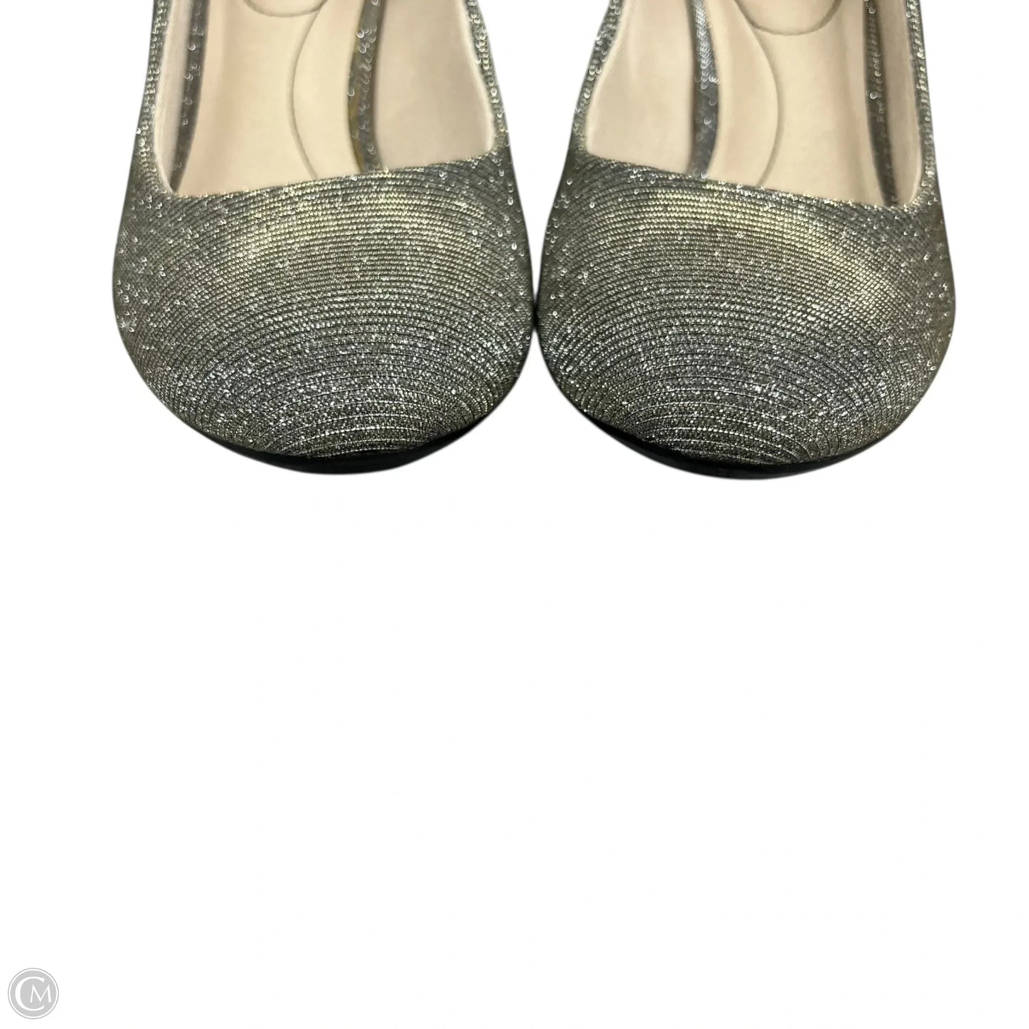 Shoes Heels Kitten By Life Stride In Silver, Size: 9.5