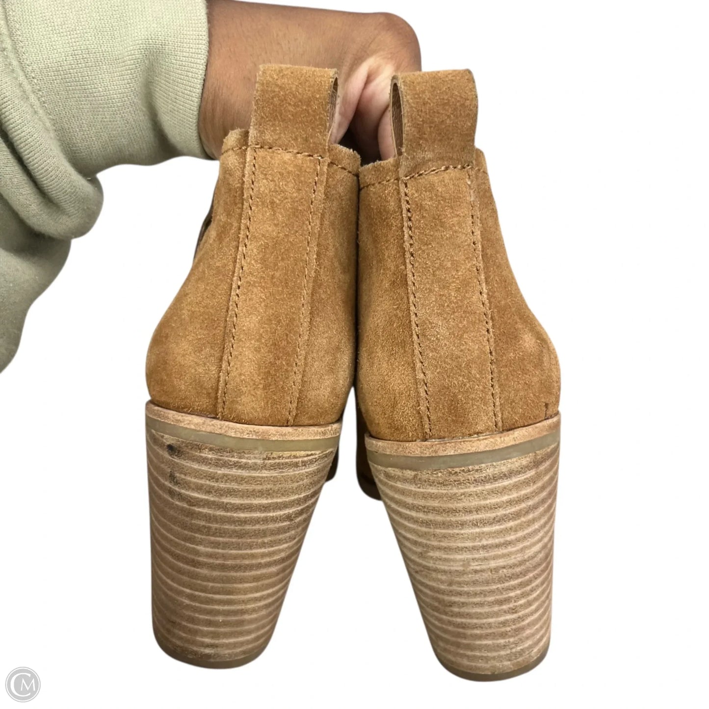 Boots Ankle Heels By Dolce Vita In Brown, Size: 7