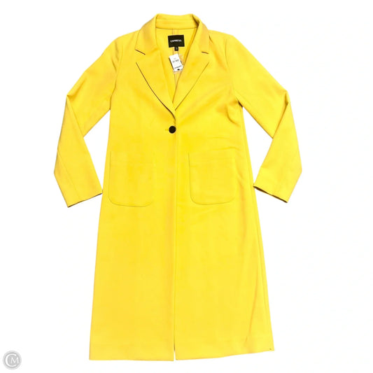 Jacket Other By Express In Yellow, Size: Xxs
