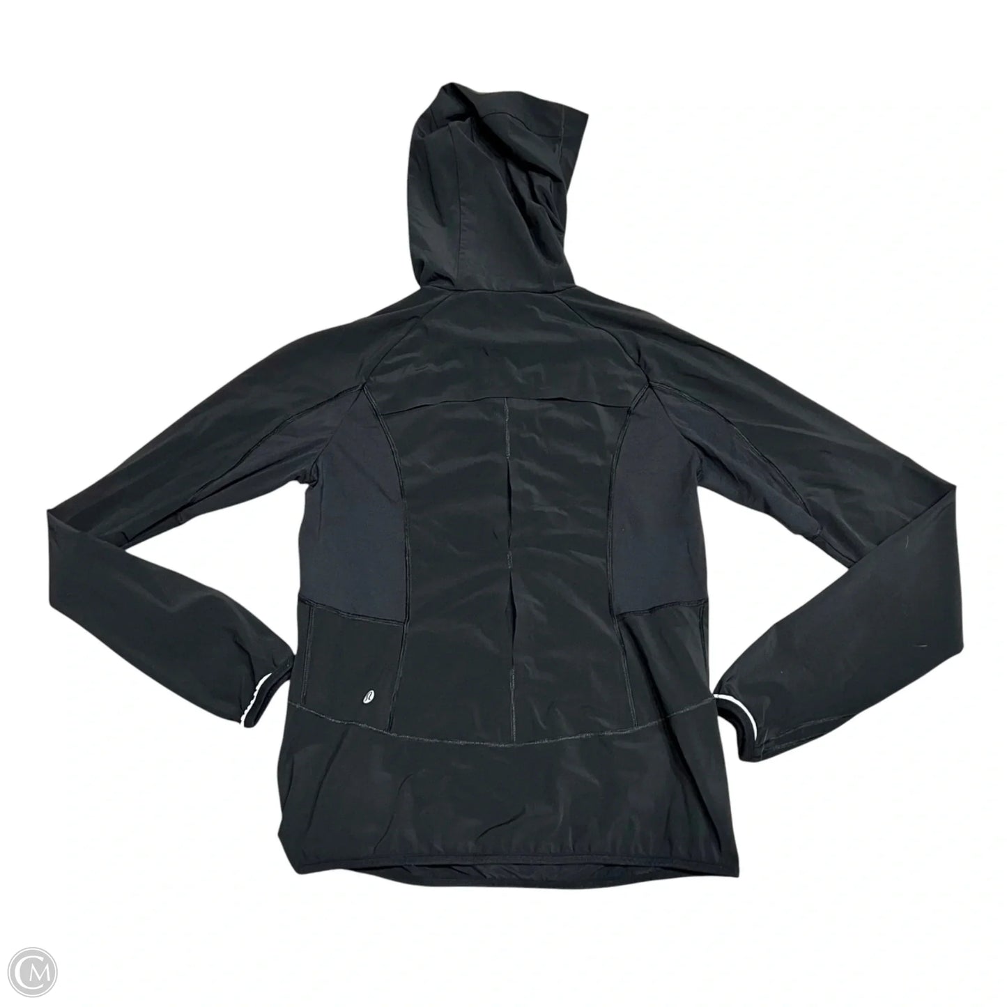 Athletic Jacket By Lululemon In Black, Size: S