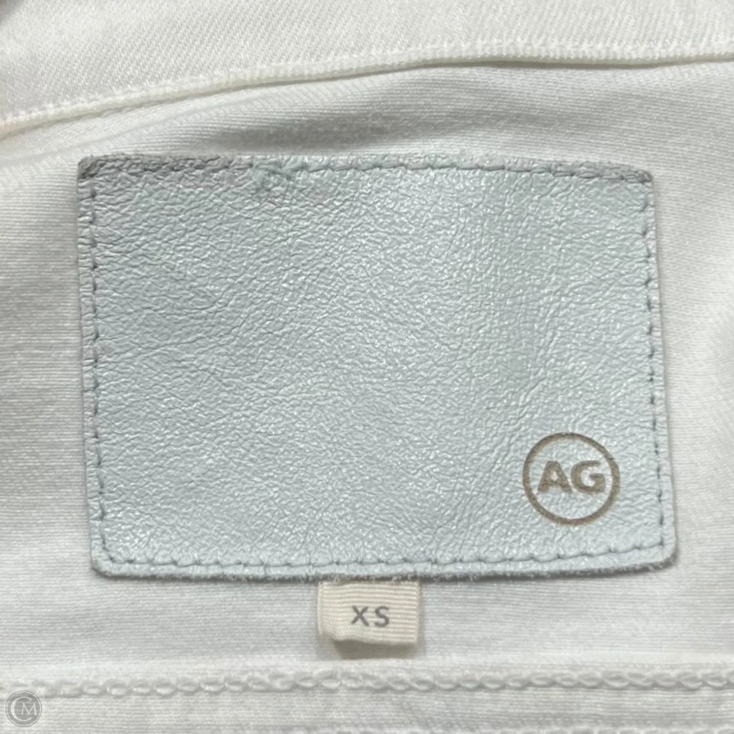 Jacket Denim By Adriano Goldschmied In White, Size: Xs