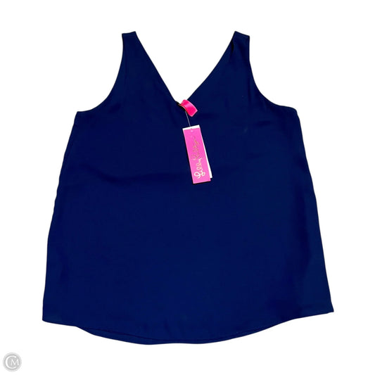 Top Sleeveless Designer By Lilly Pulitzer In Blue, Size: S